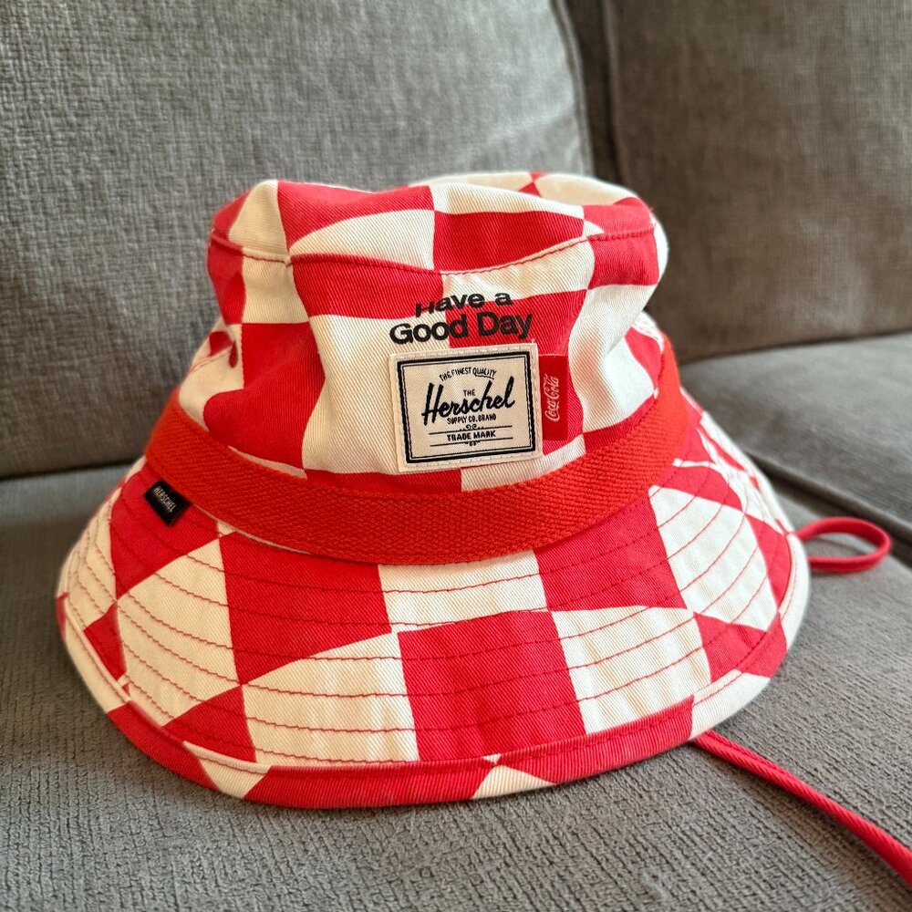 Herschel Bucket Hat have a good day